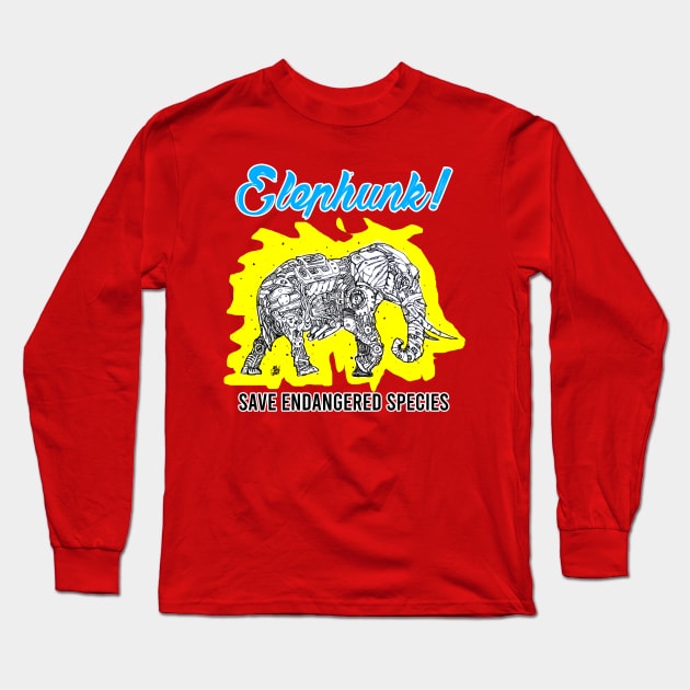 ELEPHUNK! Long Sleeve T-Shirt by akunapie